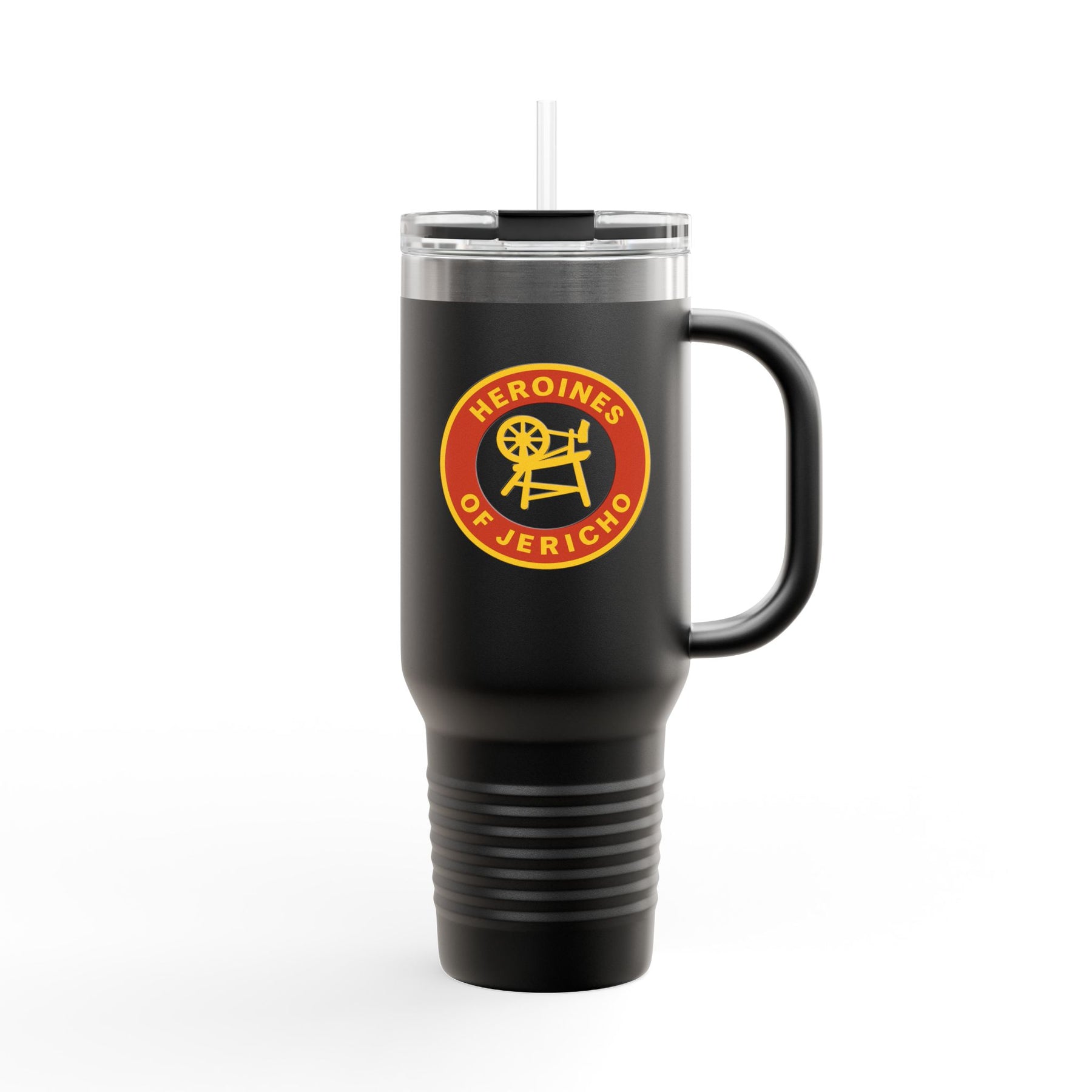 Heroines of Jericho Ringneck Tumbler - Red & Yellow Stainless Steel & Insulated - Bricks Masons