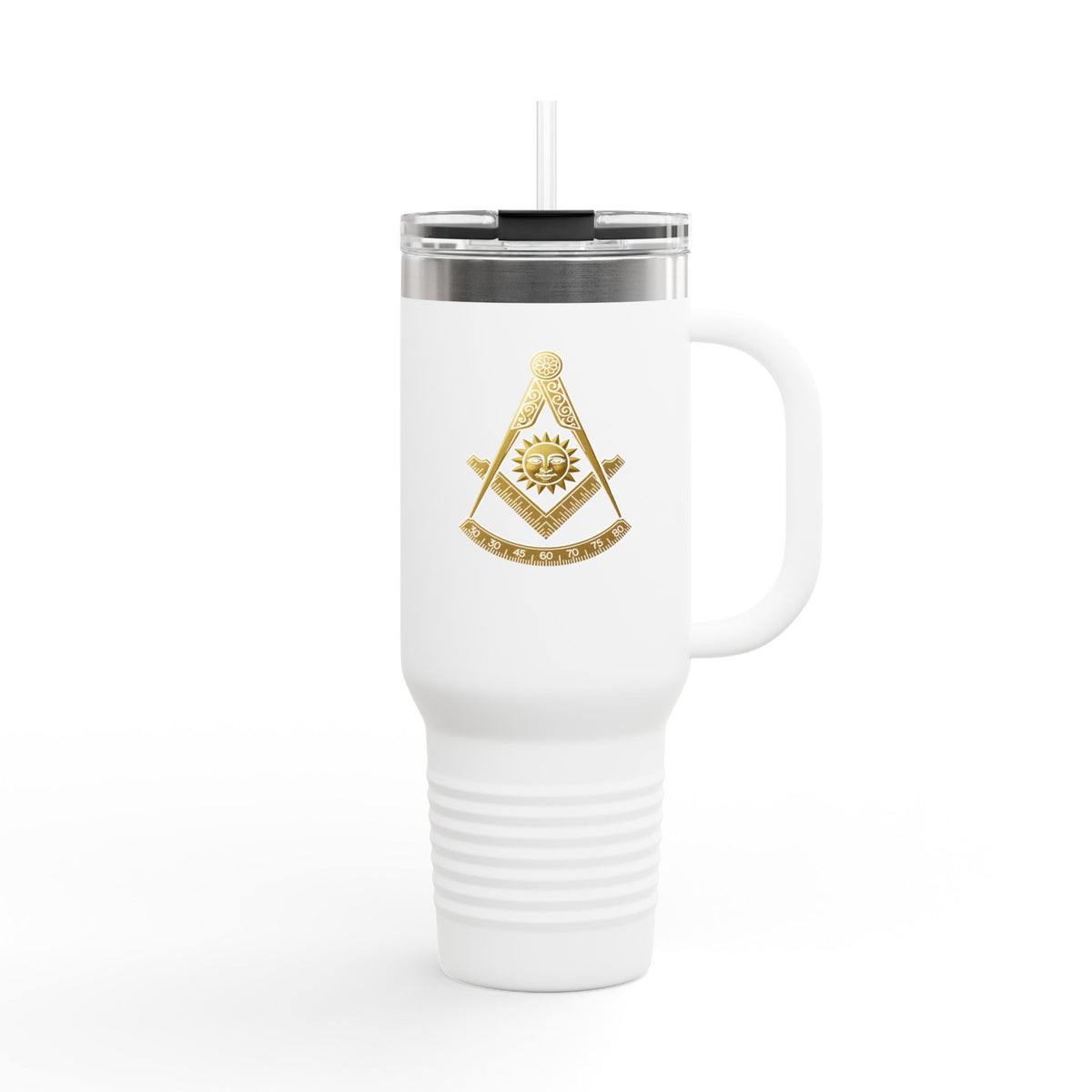 Past Master Blue Lodge Ringneck Tumbler - 40oz Stainless Steel & Insulated - Bricks Masons