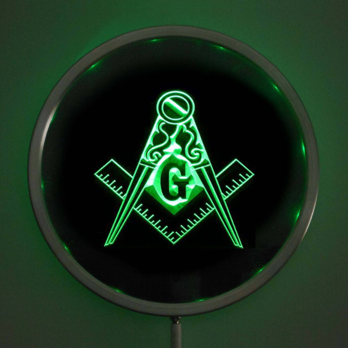 Master Mason Blue Lodge LED Sign - MultiColor - Bricks Masons