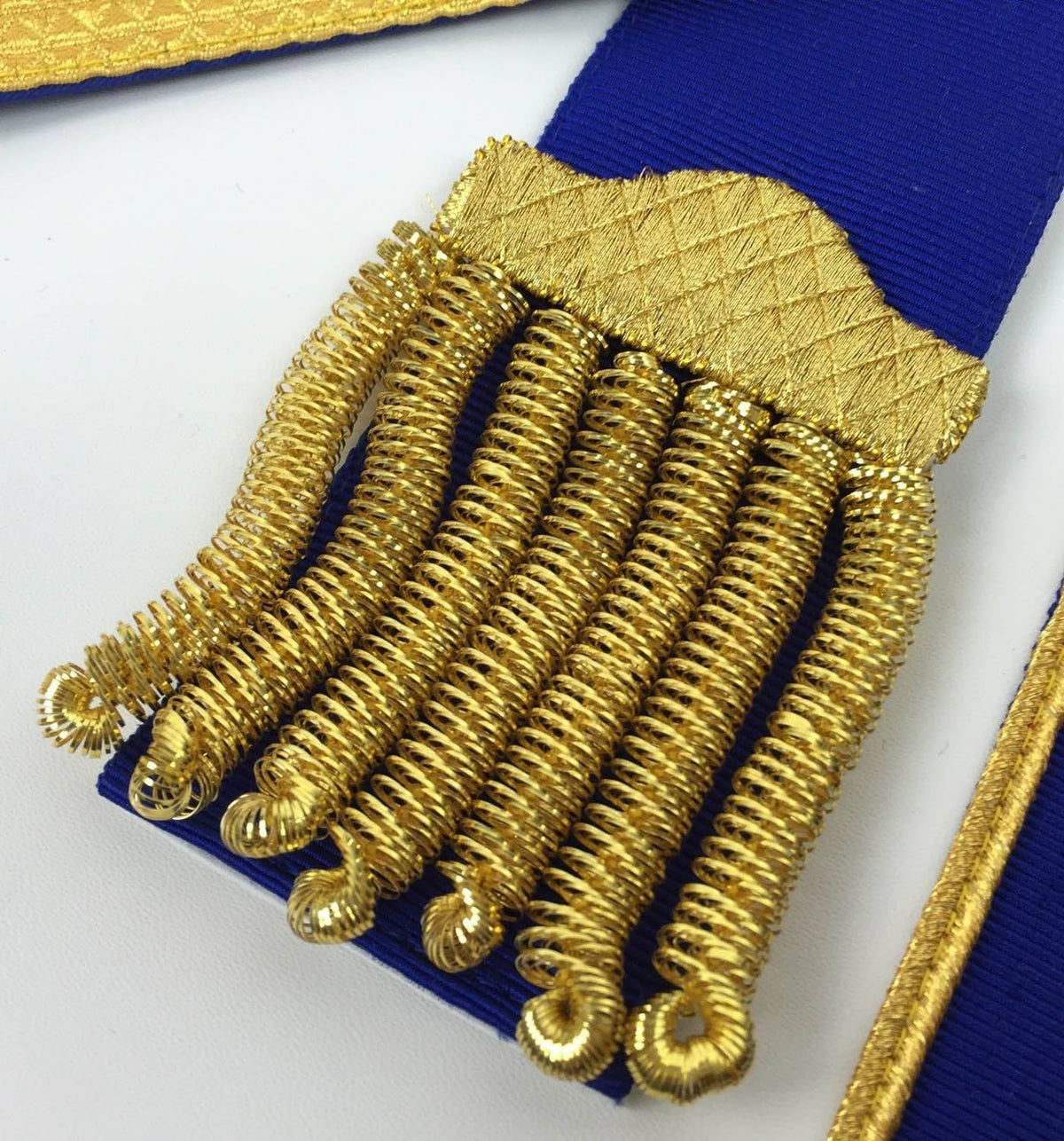 Master Mason Blue Lodge Regalia Set - Royal Blue & Gold - Bricks Masons