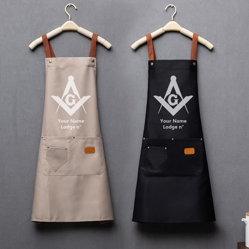 Master Mason Blue Lodge Work Apron - Various Colors - Bricks Masons