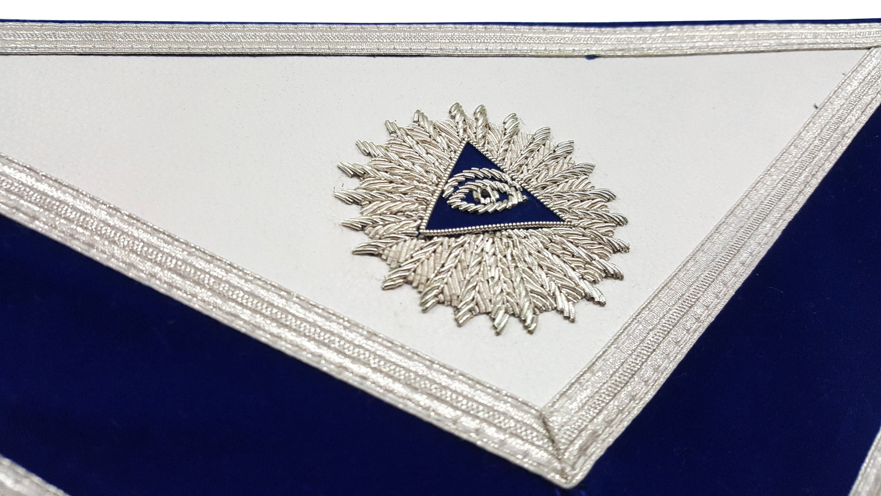 Master Mason Blue Lodge Apron - Royal Blue Velvet