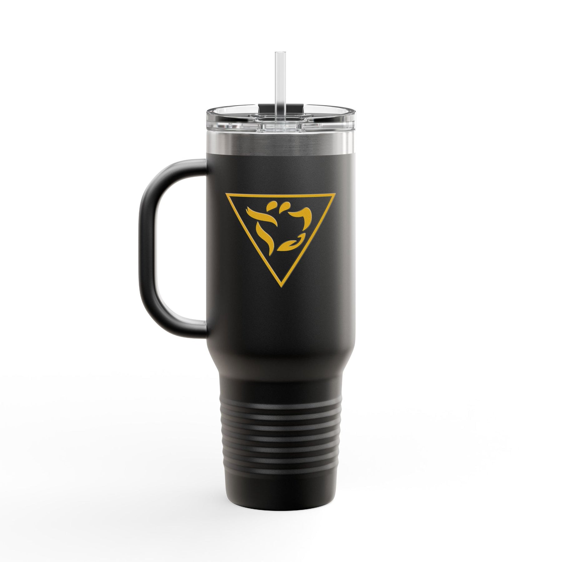 Grand Tiler of Solomon Ringneck Tumbler - White Stainless Steel & Insulated 40oz - Bricks Masons