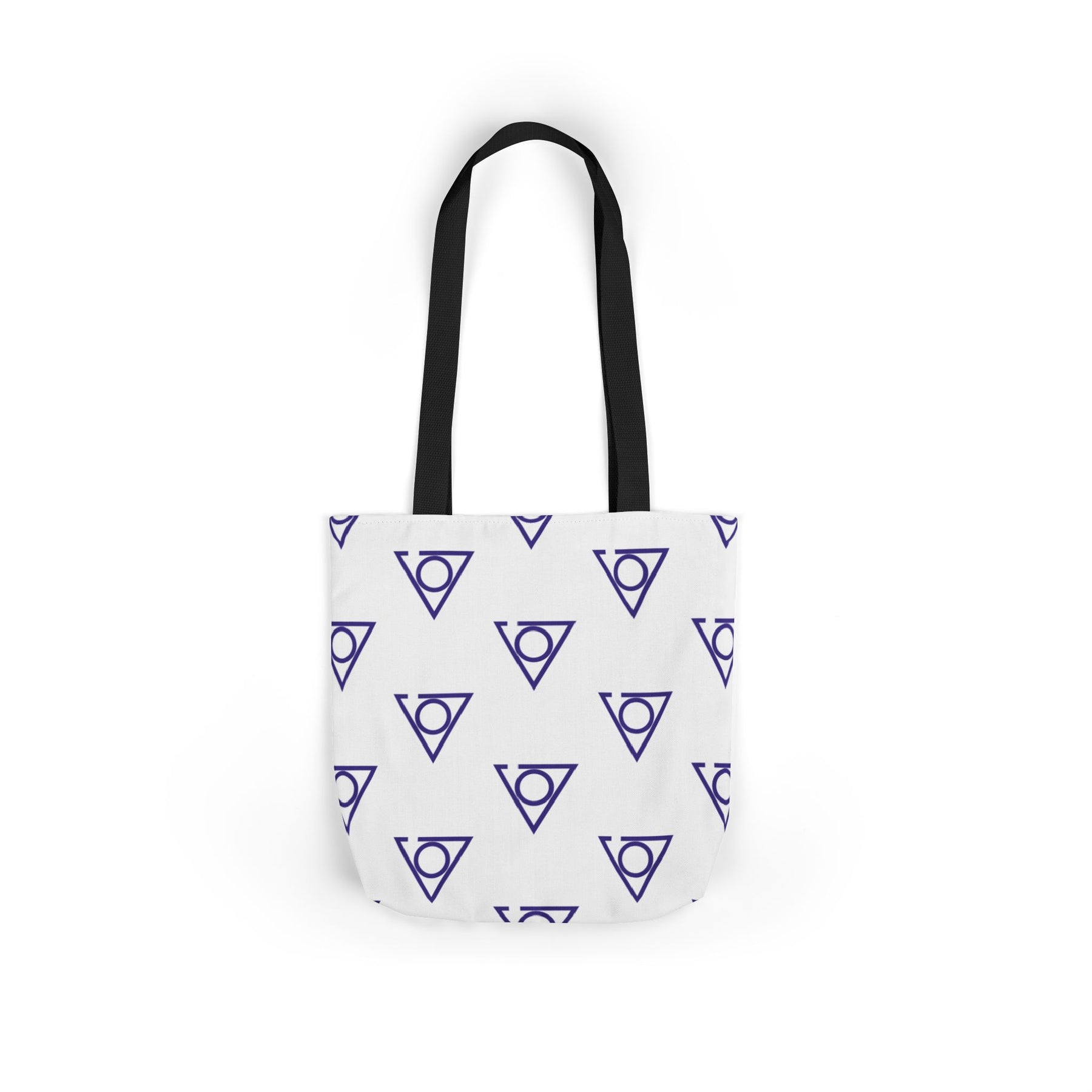 LOCOP Tote Bag - White & Purple Polyester - Bricks Masons