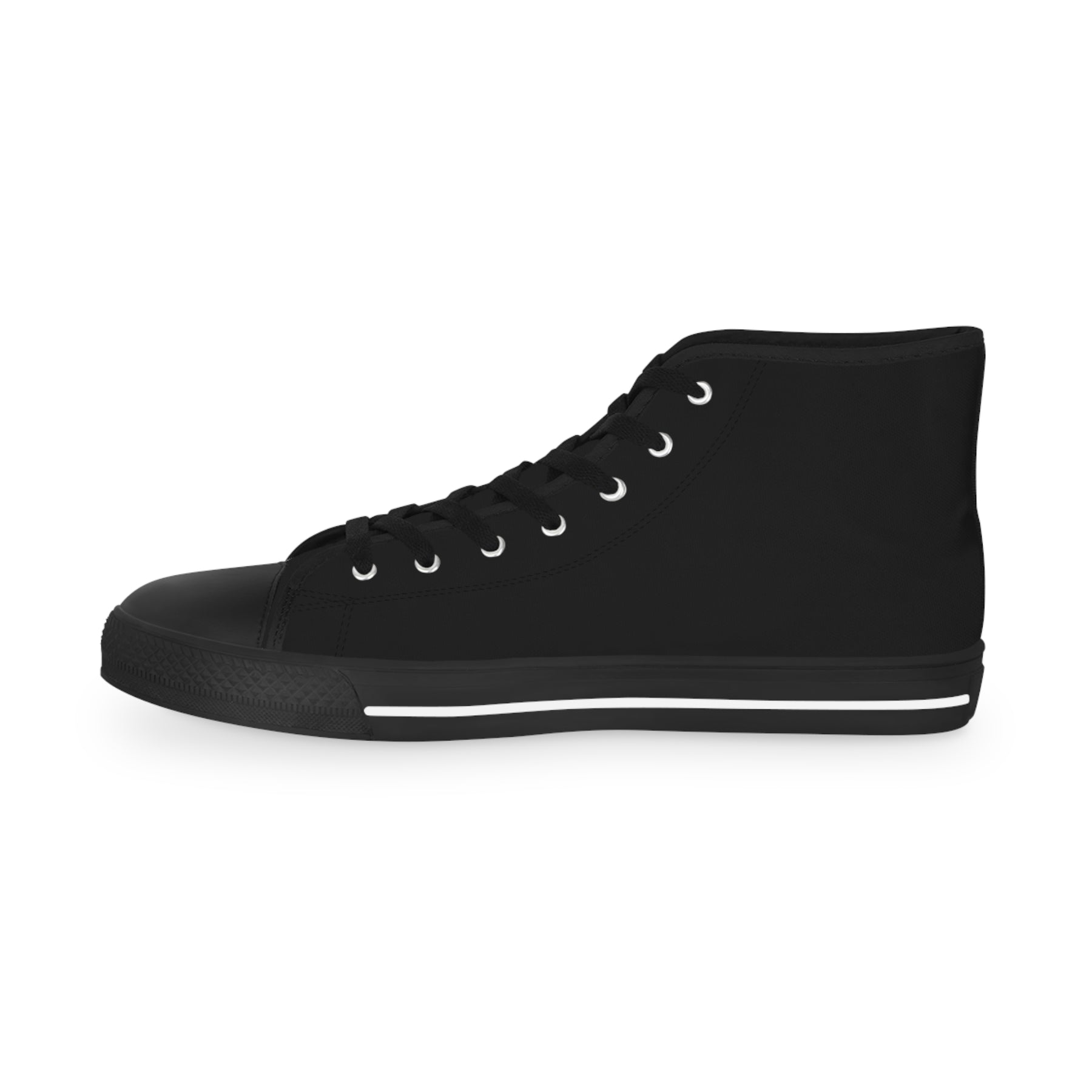 Master Mason Blue Lodge Sneaker - High Top Black & White Sole with Golden S&C G - Bricks Masons
