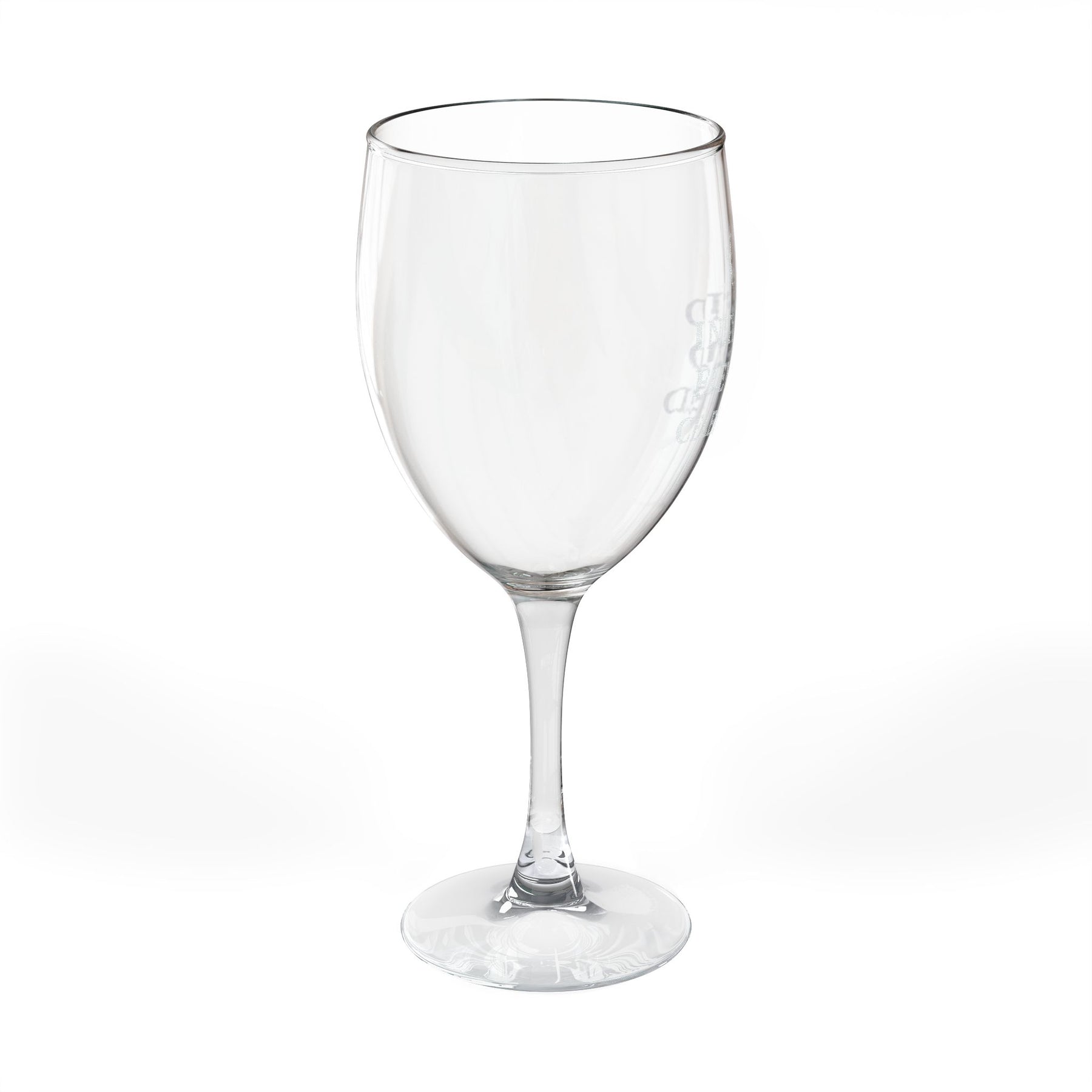 Master Mason Blue Lodge Wine Glass - Square & Compass G Initiated Elevated Celebrated - Bricks Masons