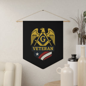Master Mason Blue Lodge Pennant - Veteran Mason - Bricks Masons