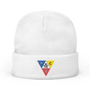 Knights of Pythias Beanie - Knit Embroidery Emblem - Bricks Masons