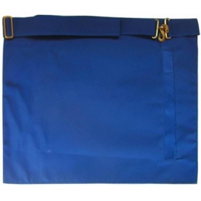 12th Degree Memphis Misraim Apron - White & Royal Blue - Bricks Masons
