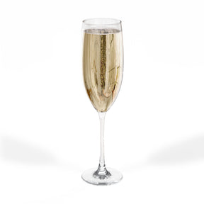 Master Mason Blue Lodge Champagne Flute - Square & Compass G with Personalization - Bricks Masons