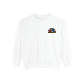 International Order of The Rainbow For Girls Sweatshirt - Embroidered Rainbow Star - Bricks Masons