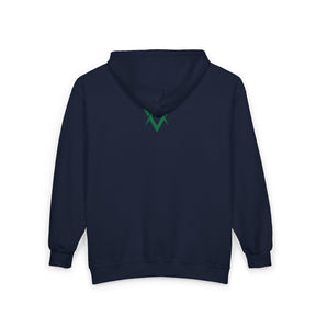 Allied Masonic Degrees Hoodie - Zip Up Jacket with AMD Emblem Embroidery - Bricks Masons