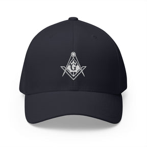 Master Mason Blue Lodge Canada Jurisdiction Baseball Cap - Embroidered Closed-Back Cap - Bricks Masons