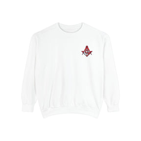 Master Mason Blue Lodge Canada Jurisdiction Sweatshirt - Embroidered S&C Canada Flag - Bricks Masons