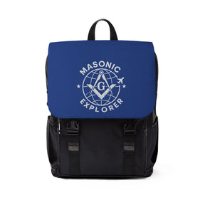 Master Mason Blue Lodge Backpack - Blue Masonic Explorer - Bricks Masons