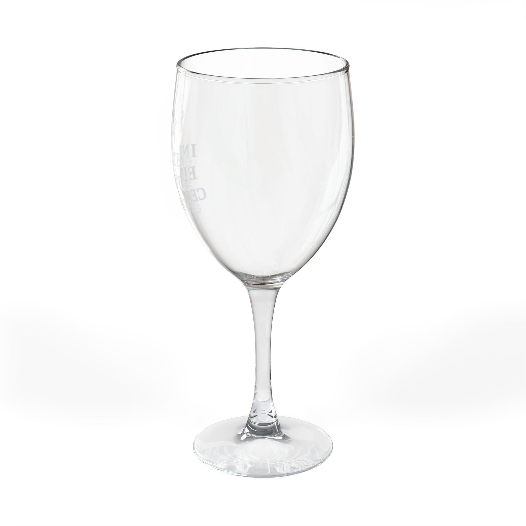 Master Mason Blue Lodge Wine Glass - Square & Compass G Initiated Elevated Celebrated - Bricks Masons