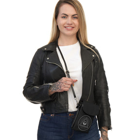 Eye of Providence Cell Phone Wallet - Microfiber Leather - Bricks Masons