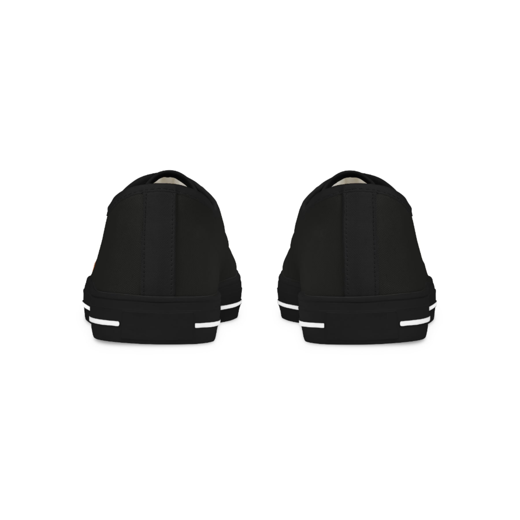Heroines of Jericho Sneaker - Low Top Sneaker Black & White Colorful Emblem - Bricks Masons