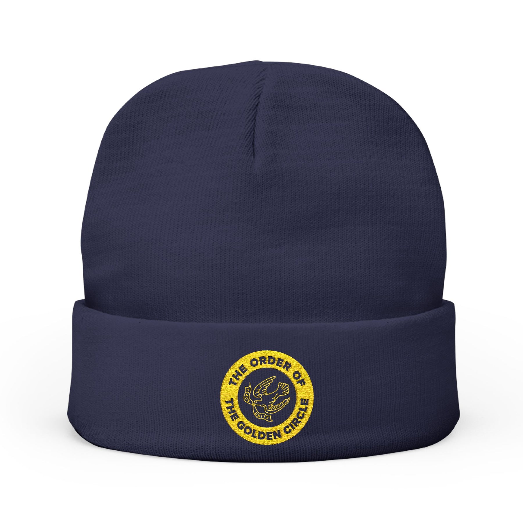 Order of the Golden Circle Beanie - Knit Embroidery Emblem - Bricks Masons