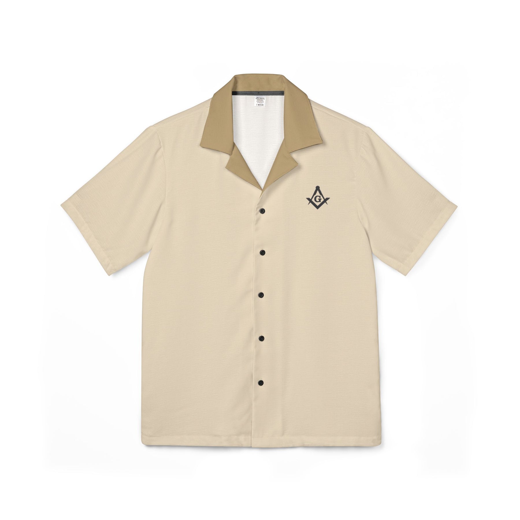 Men's Hawaiian Camp Shirt (AOP) - Bricks Masons
