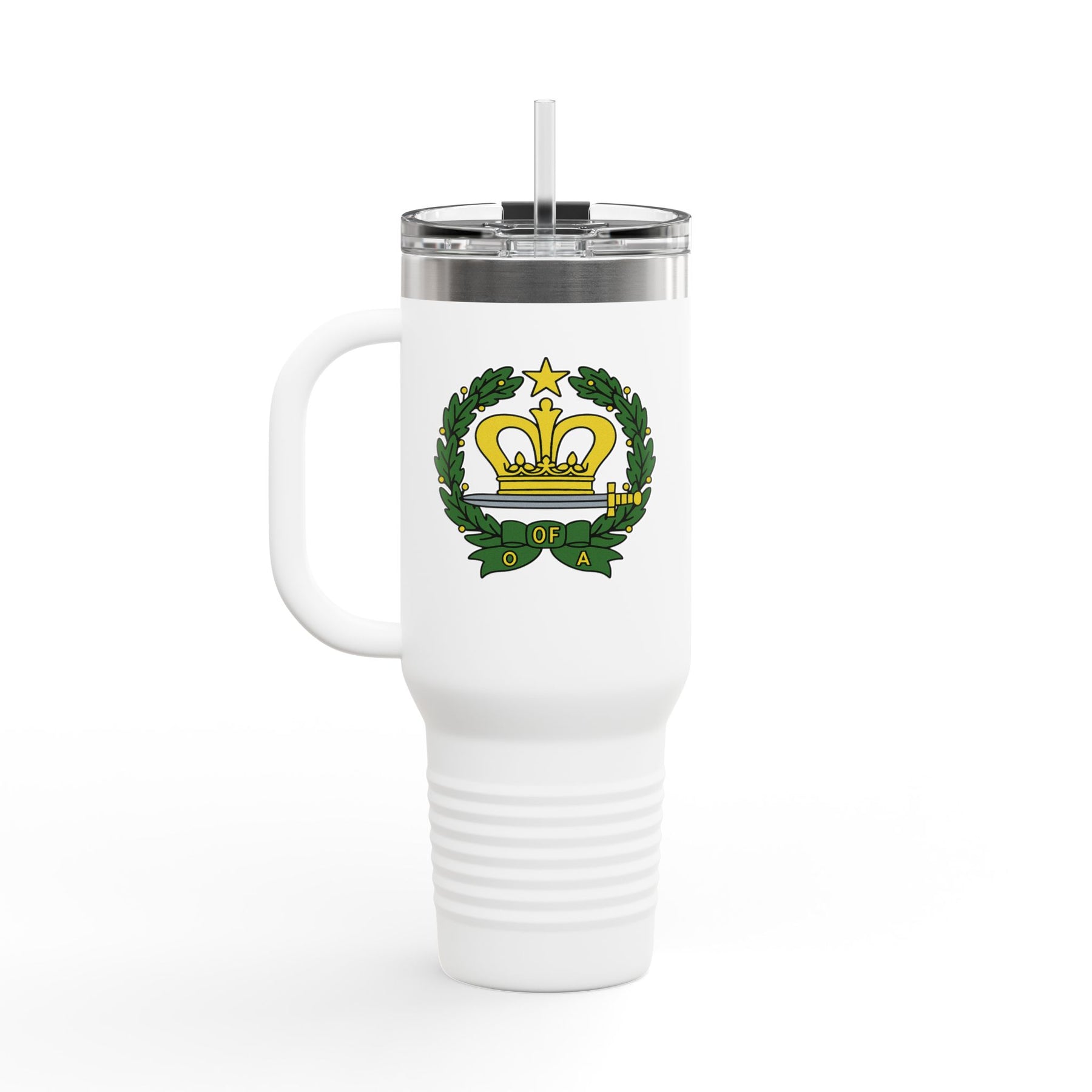 Order of the Amaranth Ringneck Tumbler - 40oz Stainless Steel & Insulated - Bricks Masons
