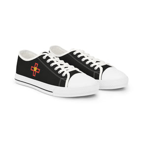 St. Thomas of Acon Sneaker - Low Top Sneaker Black & White - Bricks Masons