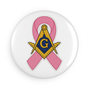 Master Mason Blue Lodge Magnet - Decorative Refrigerator - Bricks Masons