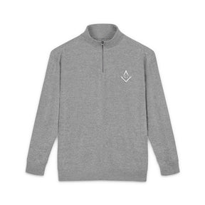 Master Mason Blue Lodge Sweatshirt - Embroidered Square & Compass G - Bricks Masons
