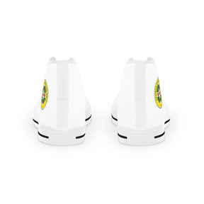 Royal Order of Scotland Sneaker - High Top Black & White Sole - Bricks Masons