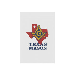 Master Mason Blue Lodge Yard Flag - Texas Masons Printed Poly Poplin - Bricks Masons