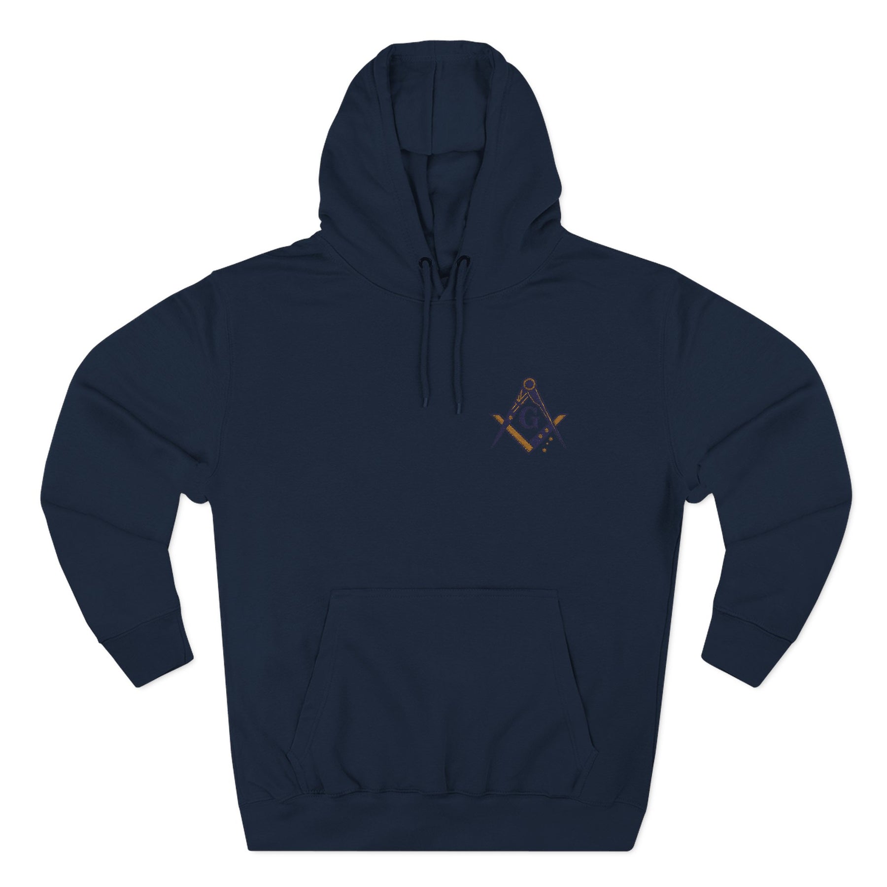 Master Mason Blue Lodge Australia Jurisdiction Hoodie - Stitched Chest Symbol - Bricks Masons