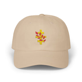 Red Branch of Eri Baseball Cap - Cotton Red & Gold Emblem Various Colors - Bricks Masons