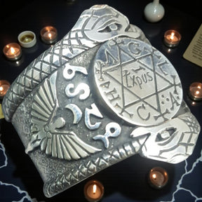 King Solomon's Signet Ring in Silver 2.2 x 1.5 cm 12 g Art 32 - Bricks Masons