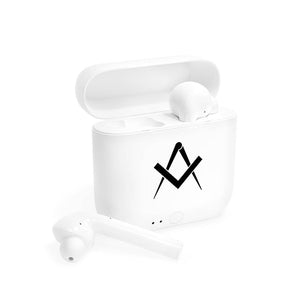 Master Mason Blue Lodge Earbud - Square & Compass