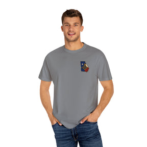 Master Mason Blue Lodge T-Shirt - Garment-Dyed Georgia Mason - Bricks Masons