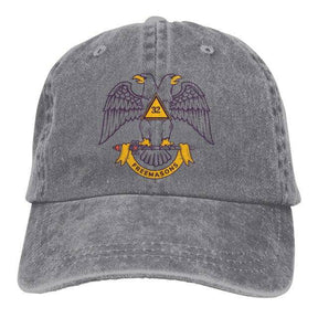 32nd Degree Scottish Rite Baseball Cap - Adjustable - Bricks Masons