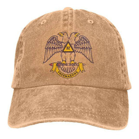 32nd Degree Scottish Rite Baseball Cap - Adjustable - Bricks Masons