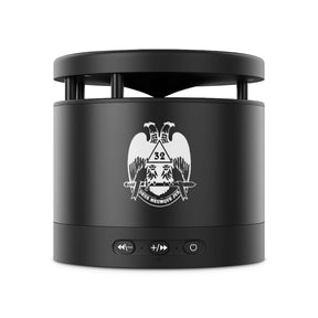 32nd Degree Scottish Rite Speaker - Wings Down Black & White - Bricks Masons