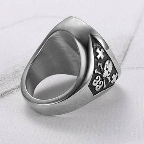 33rd Degree Scottish Rite Ring - Skull - Bricks Masons