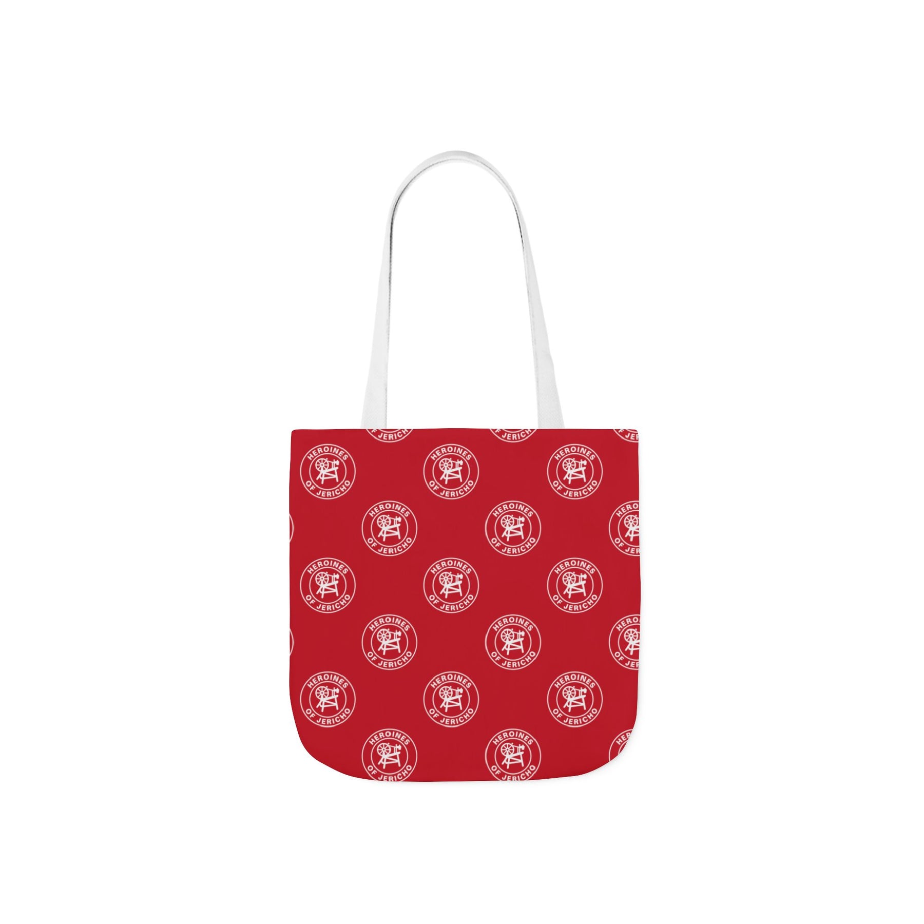Heroines of Jericho Tote Bag - Red & White Polyester - Bricks Masons