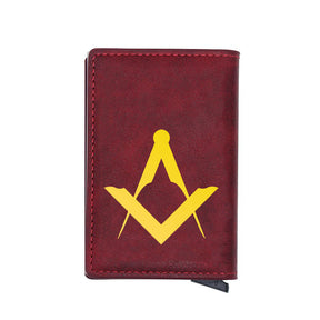 Master Mason Blue Lodge Wallet - Various Colors - Bricks Masons