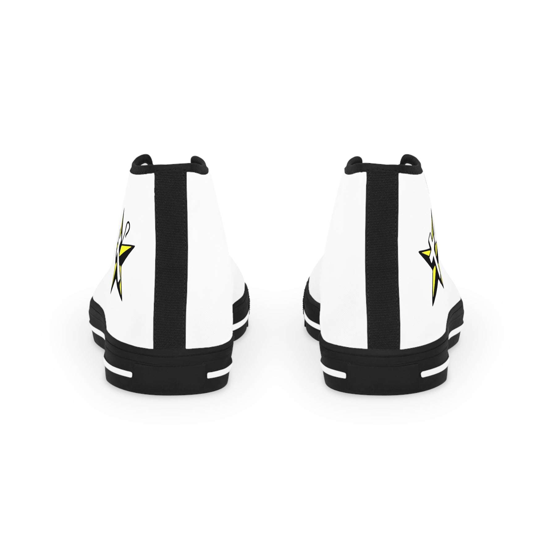 The Order of the White Shrine of Jerusalem Sneaker - High Top Black & White - Bricks Masons