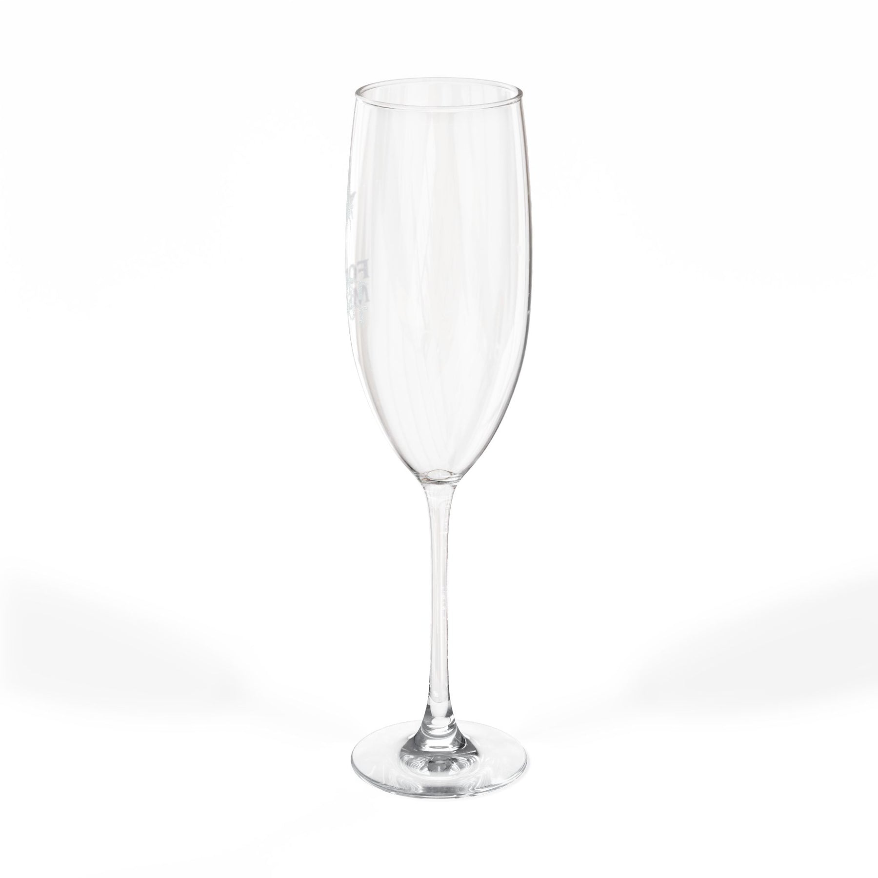 Master Mason Blue Lodge Champagne Flute - Square & Compasses Forget Me Not