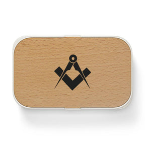 Master Mason Blue Lodge Lunch Box - With Wooden Cover