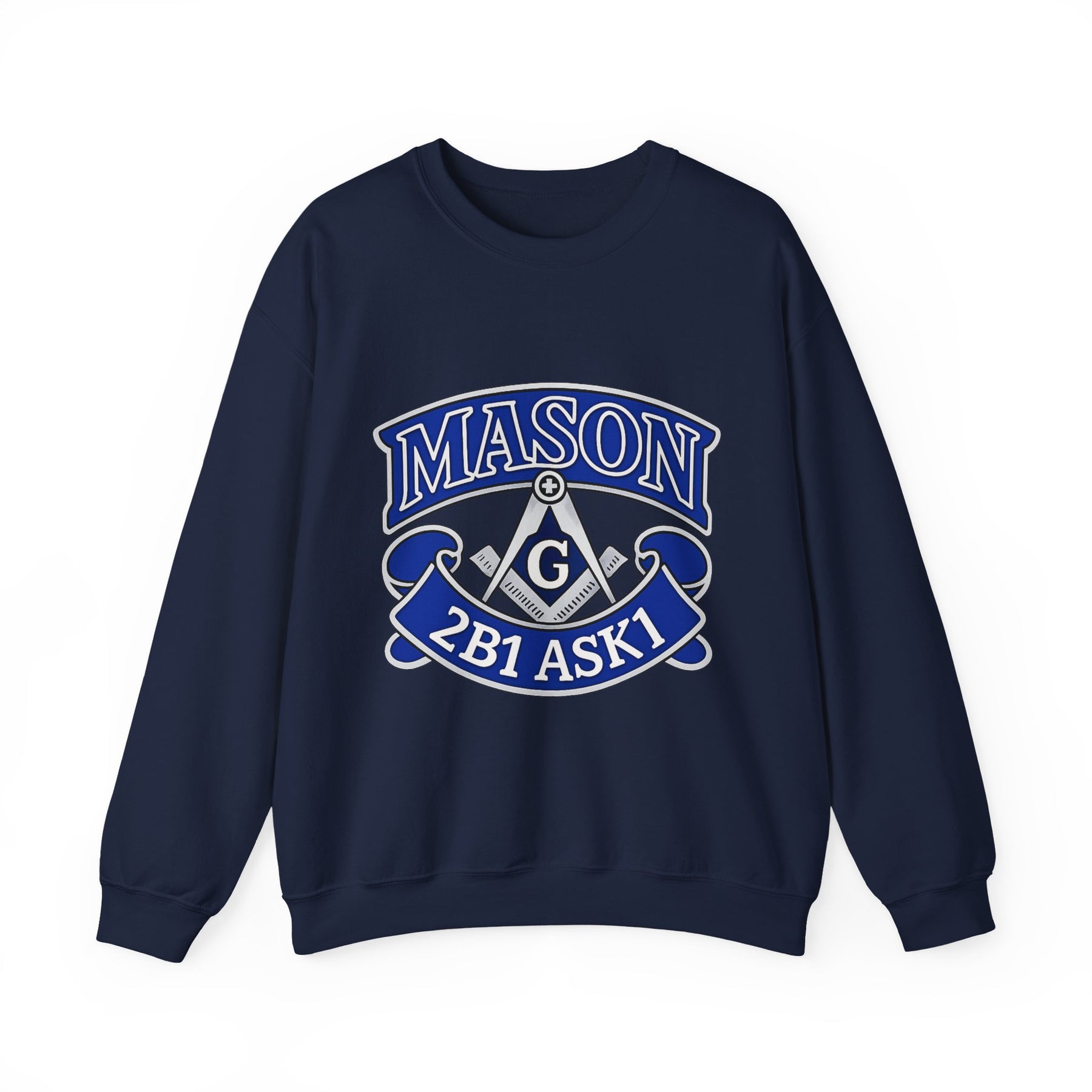Master Mason Blue Lodge Sweatshirt - 2B1 ASK1 Square & Compass G