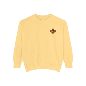 Master Mason Blue Lodge Canada Jurisdiction Sweatshirt - Maple Leaf & Golden S&C - Bricks Masons