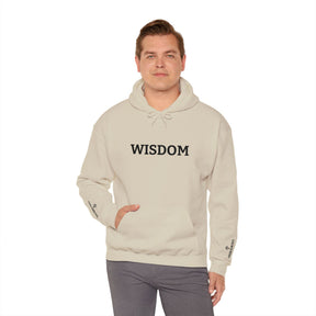 Master Mason Blue Lodge Hoodie - Wisdom Front & Sleeves Embroidery - Bricks Masons