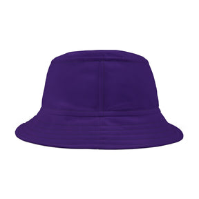 Royal Order of Jesters Bucket Hat - Purple with Black Stitching Mirth is King - Bricks Masons