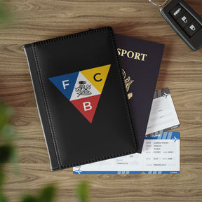 Knights of Pythias Passport Cover - Black PU Leather With Inner Compartments - Bricks Masons
