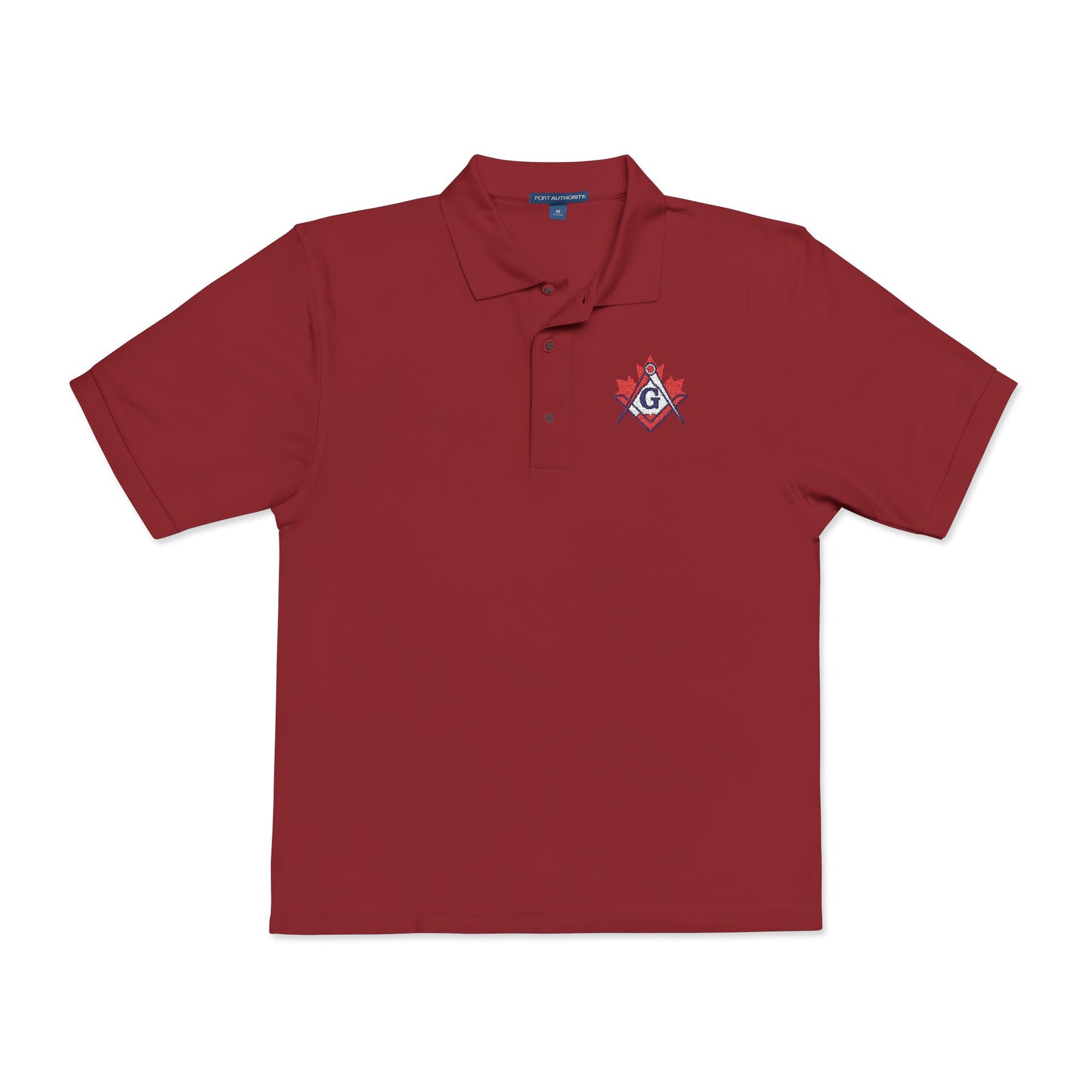 Master Mason Blue Lodge Canada Jurisdiction Polo Shirt - Various Sizes & Colors - Bricks Masons